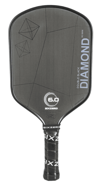 six-zero-double-black-diamond-best pickleball paddle for spin