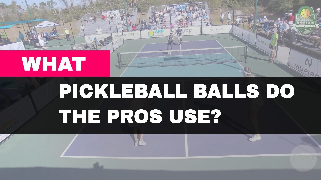 What Pickleball Balls Do The Pros Use?
